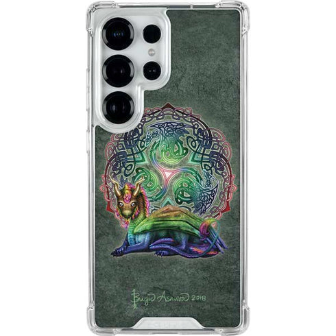 Celtic Dragon by Brigid Ashwood Galaxy S25 Ultra Clear Case